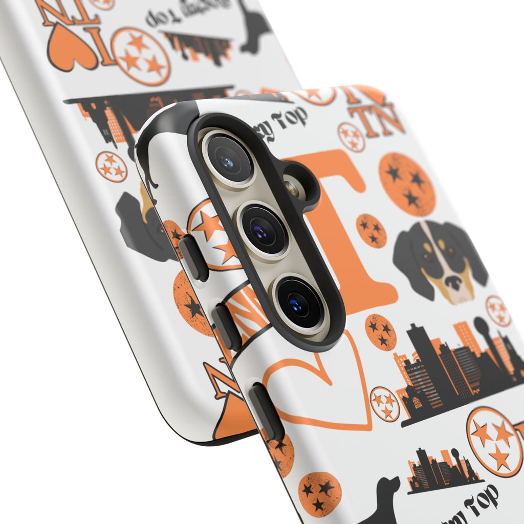 Tennessee Vols pattern Phone Case | Nashville skyline, Volunteers , orange and white