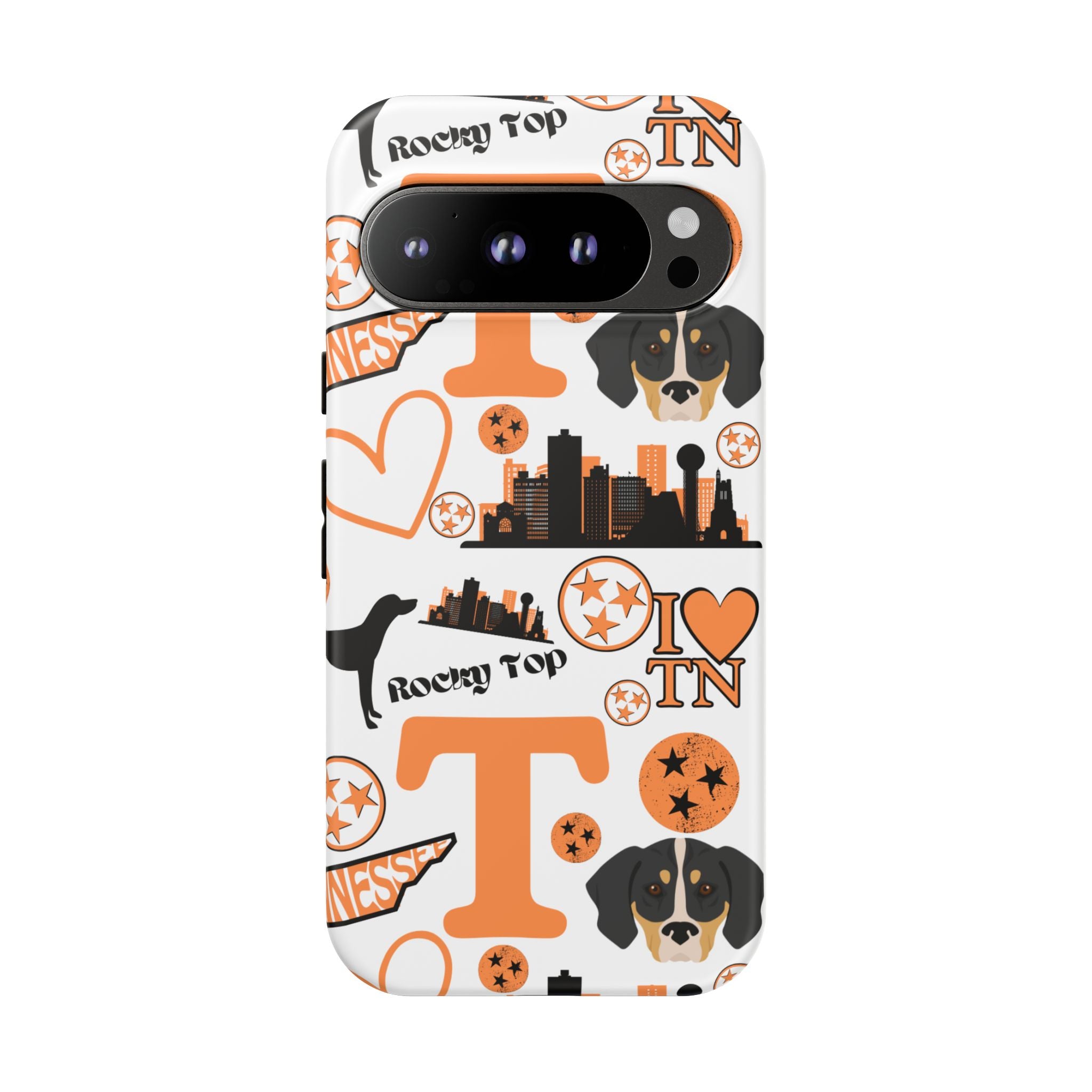 Tennessee Vols pattern Phone Case | Nashville skyline, Volunteers , orange and white