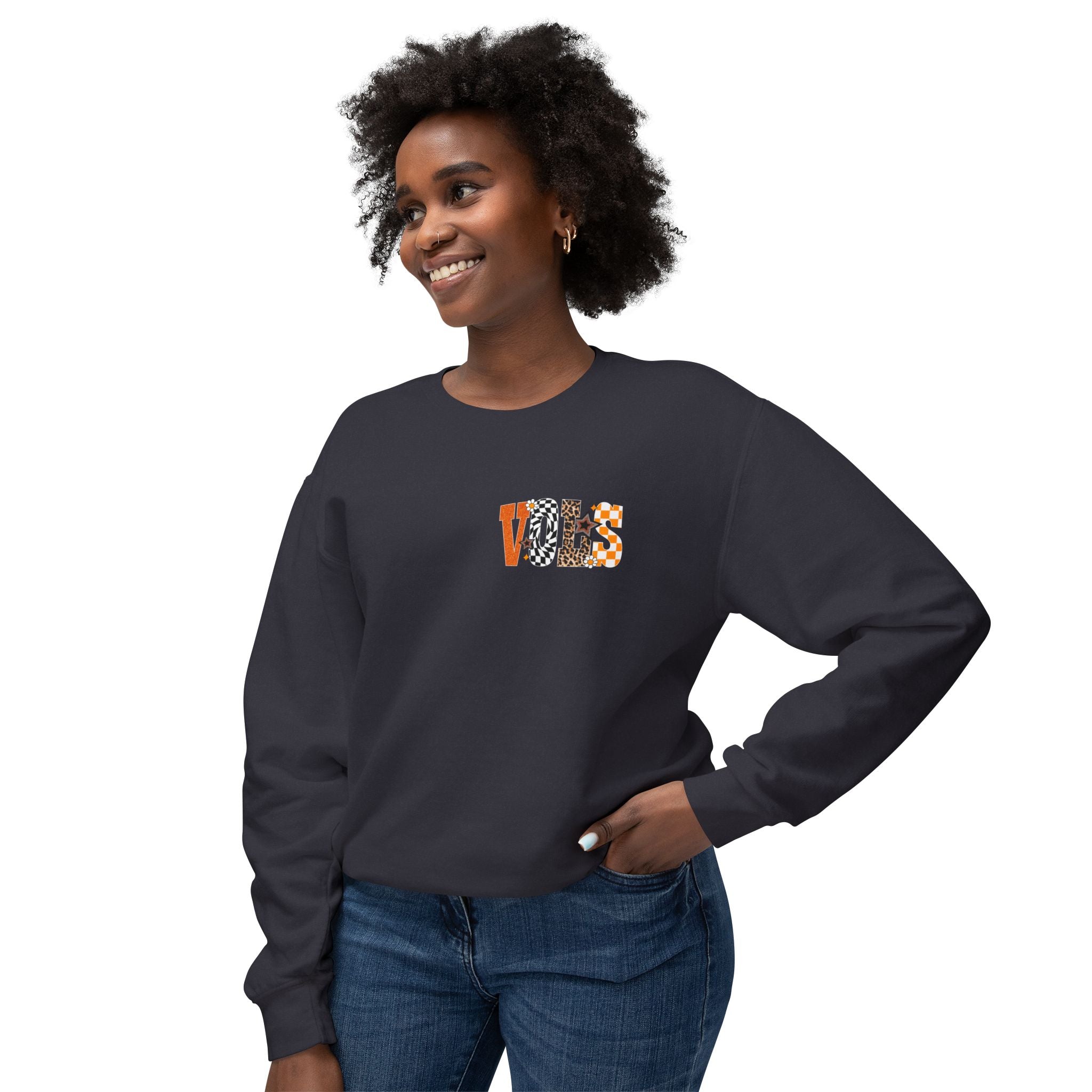 Tennessee Vols Volunteer on back side comfort colors sweatshirt for women