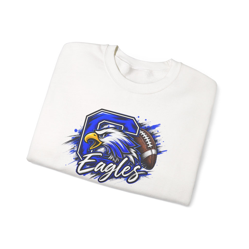 Eagles Football Crewneck Sweatshirt — Vintage Mascot Graphic