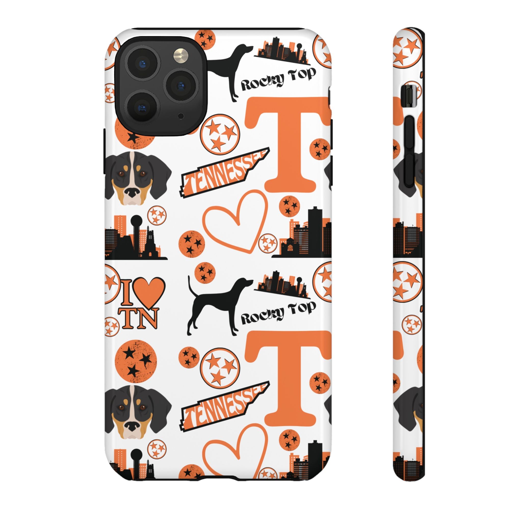 Tennessee Vols pattern Phone Case | Nashville skyline, Volunteers , orange and white