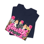 Fourth Grade Pencil Tee — Leopard & Glitter Back-to-School Shirt