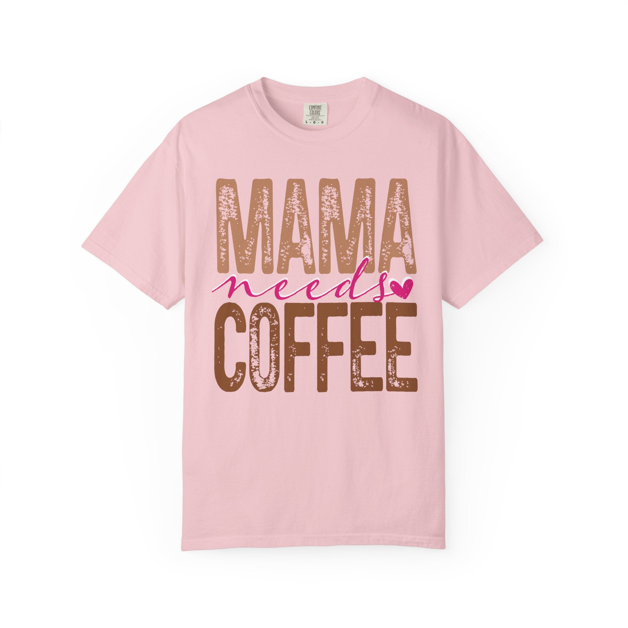 Mama Needs Coffee T-shirt | Mom Coffee Shirt, Retro Distressed Typography