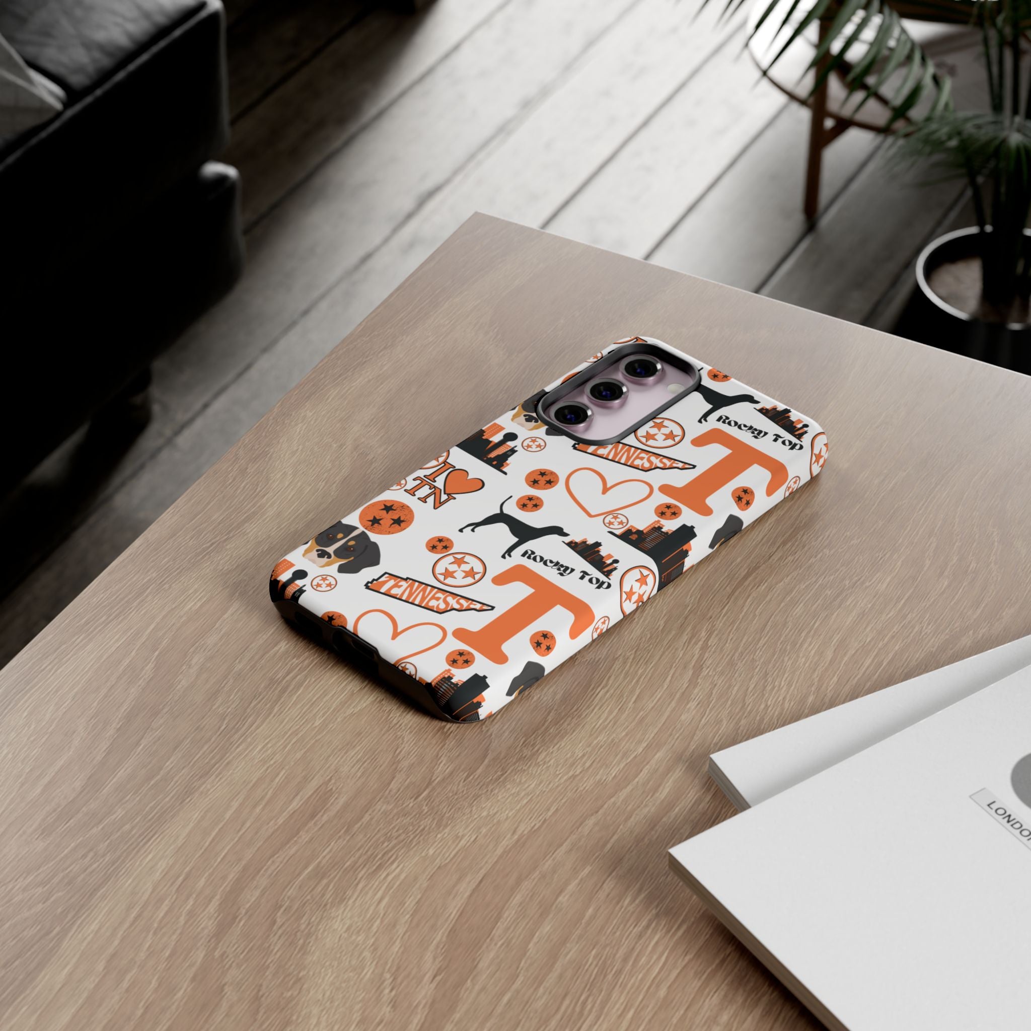 Tennessee Vols pattern Phone Case | Nashville skyline, Volunteers , orange and white
