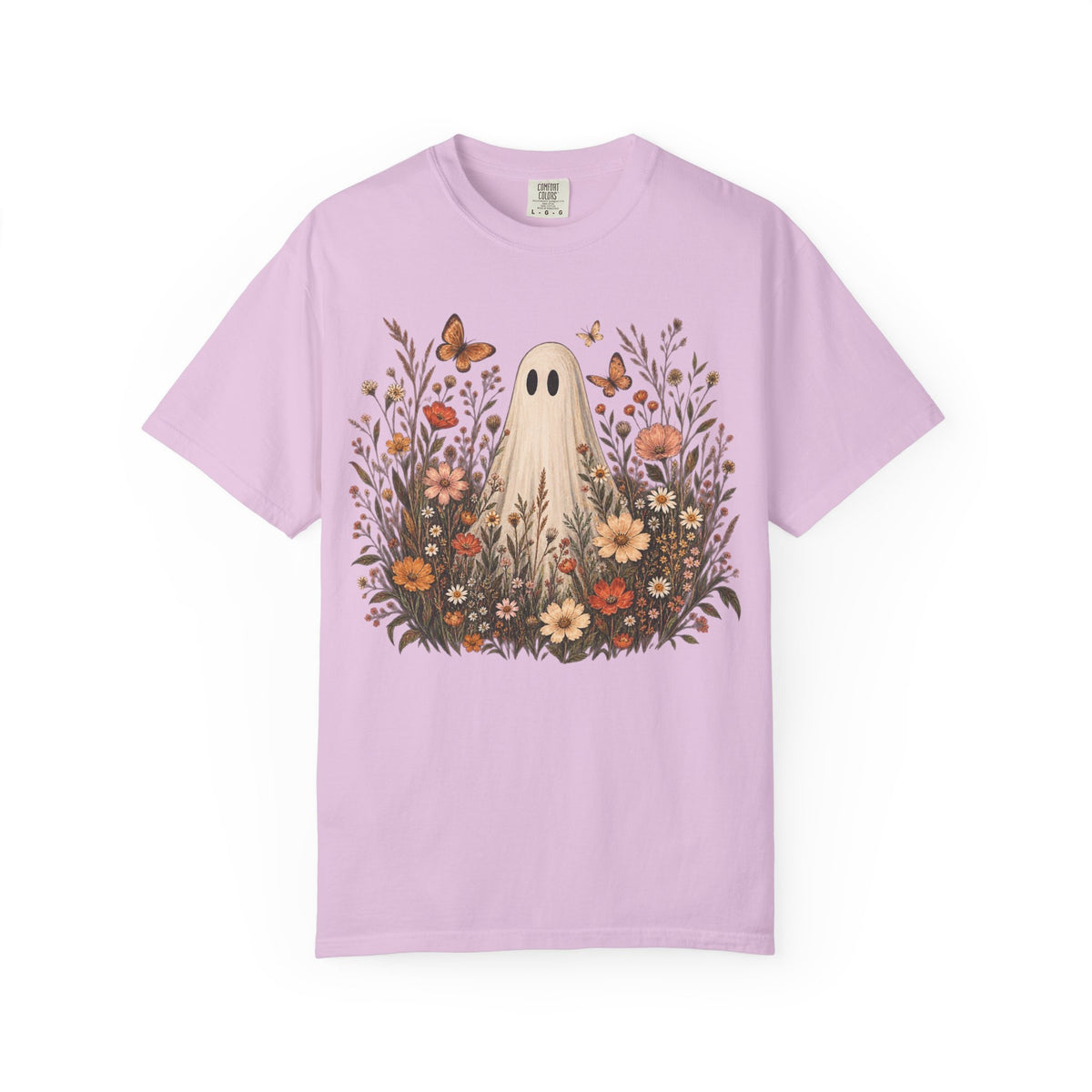 Ghost in wildflowers Comfort Colors Unisex Garment-Dyed T-shirt