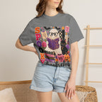 Spooky Book Club T-shirt | Halloween Reading Cat Owl Pumpkin