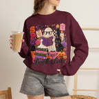 Spooky Book Club Sweatshirt | Halloween Ghost Reading Graphic | Cozy Fall Book Lover Crewneck