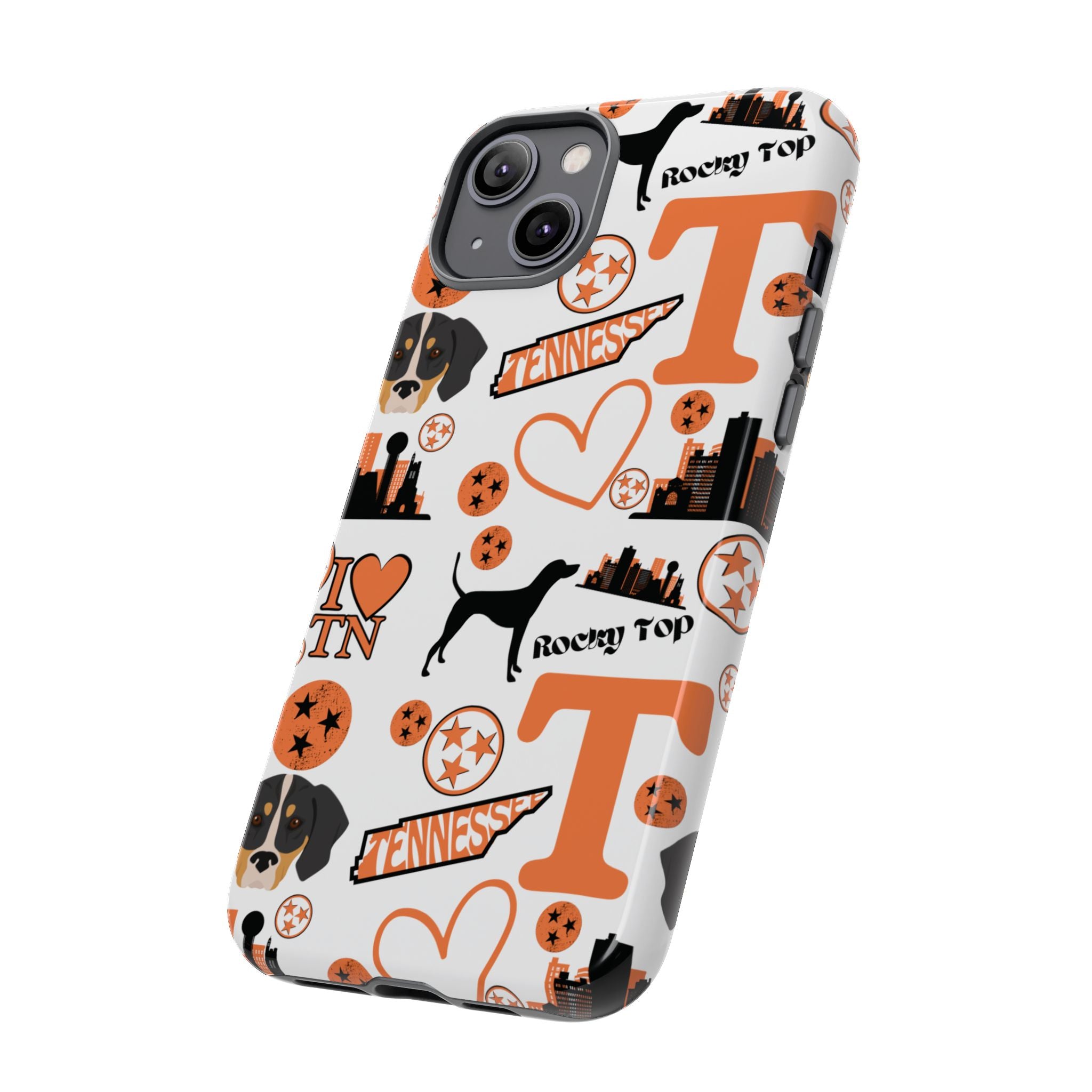 Tennessee Vols pattern Phone Case | Nashville skyline, Volunteers , orange and white