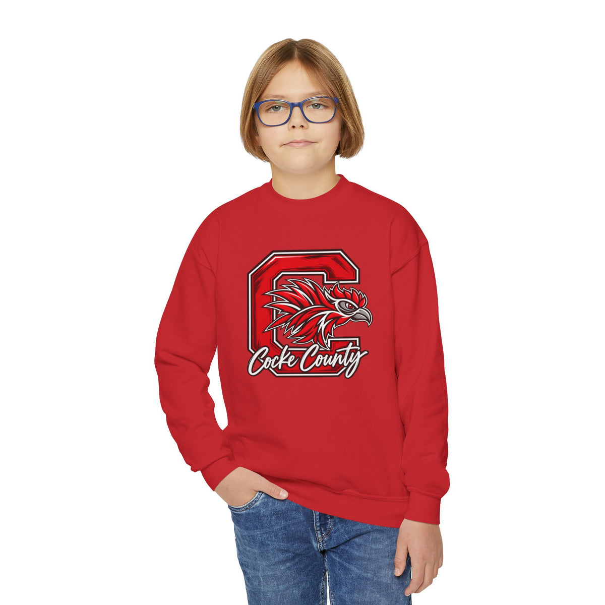 CCHS Youth Crewneck Gildan Sweatshirt