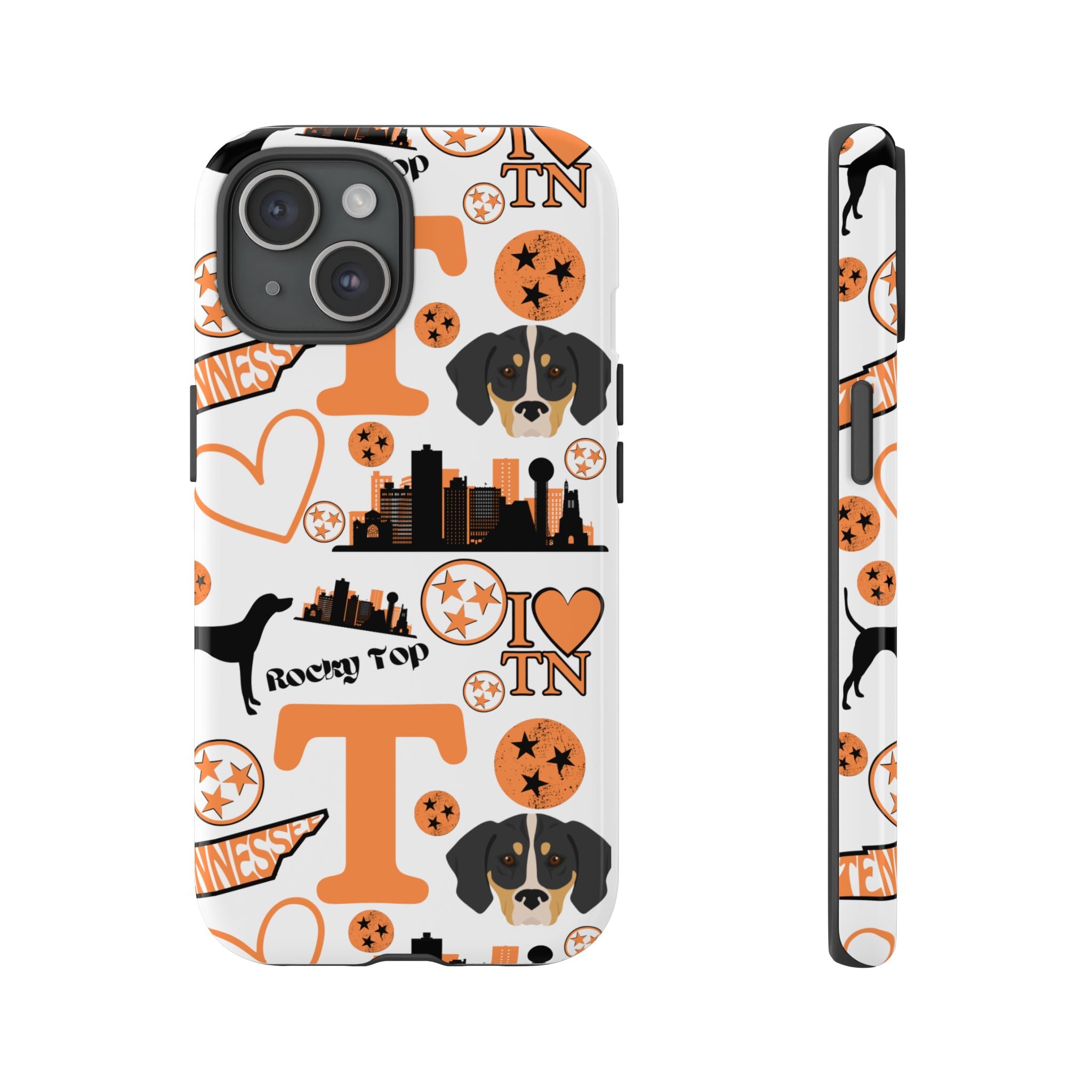 Tennessee Vols pattern Phone Case | Nashville skyline, Volunteers , orange and white