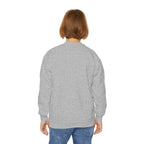 Youth Crewneck Sweatshirt - Retro Glam Lightning Bolt Graphic with 'Queen' Pop Art