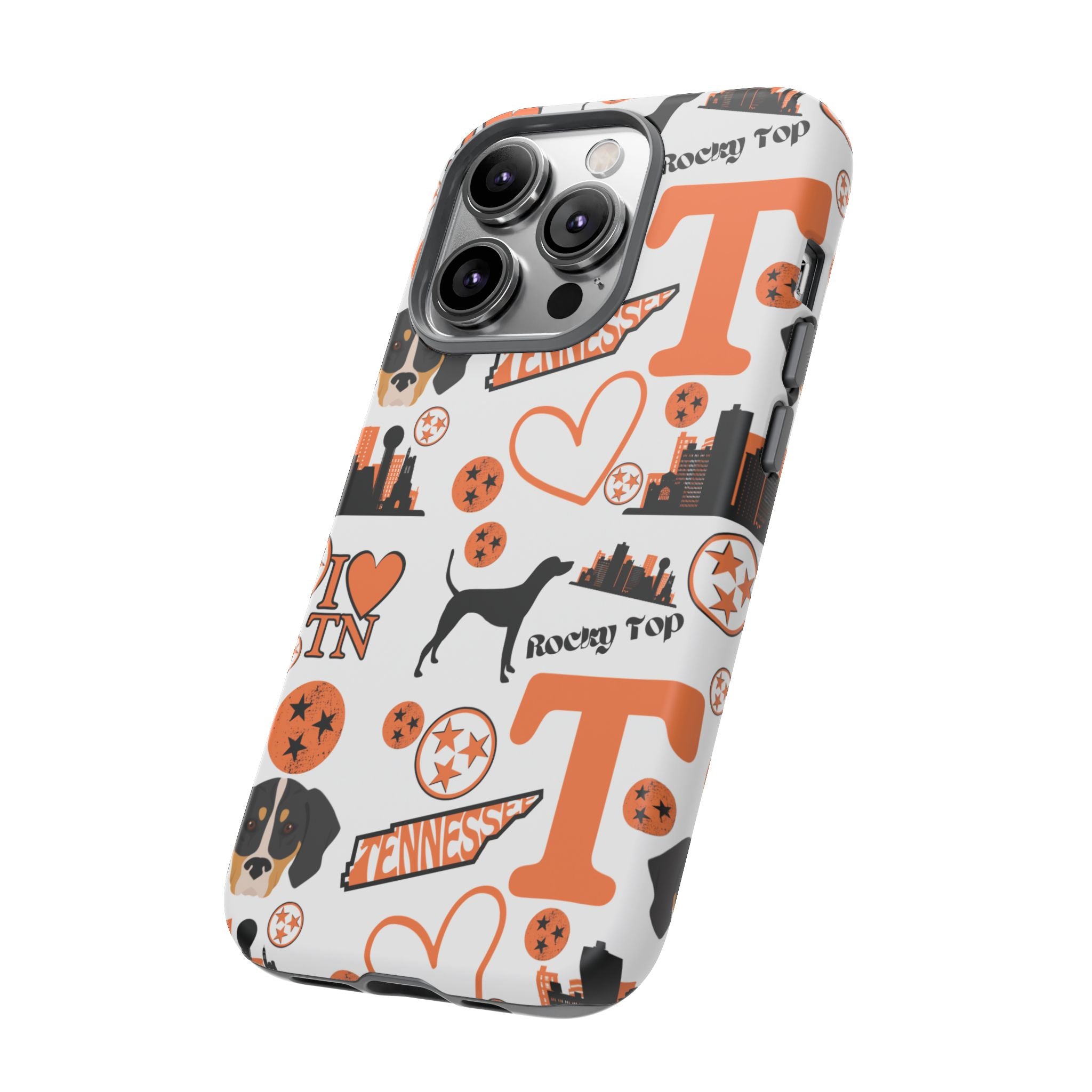 Tennessee Vols pattern Phone Case | Nashville skyline, Volunteers , orange and white