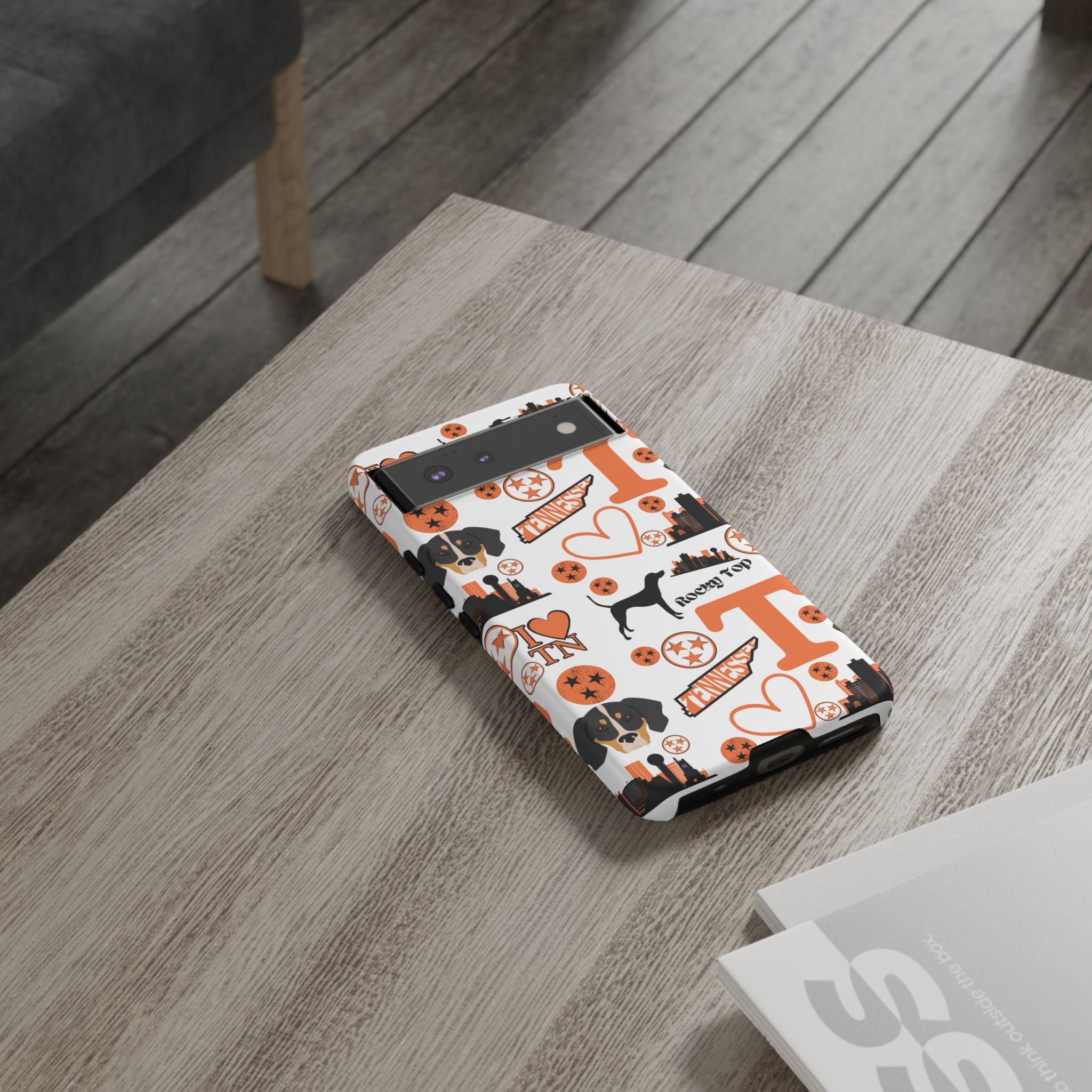 Tennessee Vols pattern Phone Case | Nashville skyline, Volunteers , orange and white