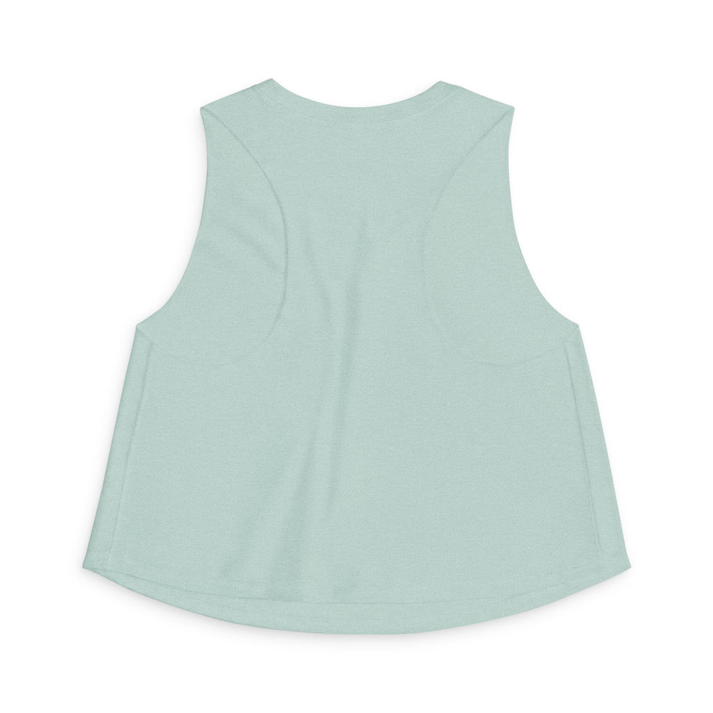 Crop Top — "Working On My Booty" Cute Ghost Weightlifting Fitness Tank