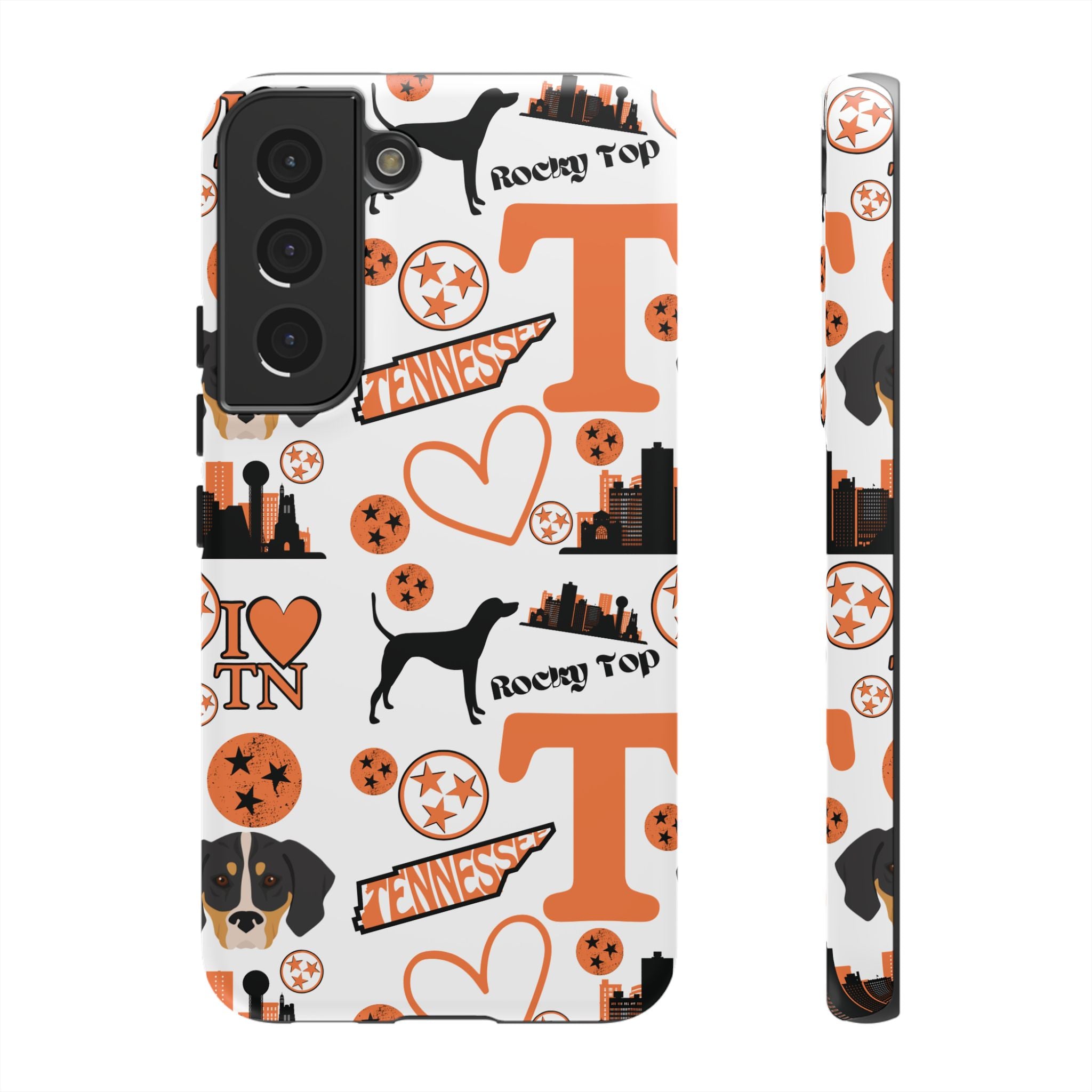 Tennessee Vols pattern Phone Case | Nashville skyline, Volunteers , orange and white