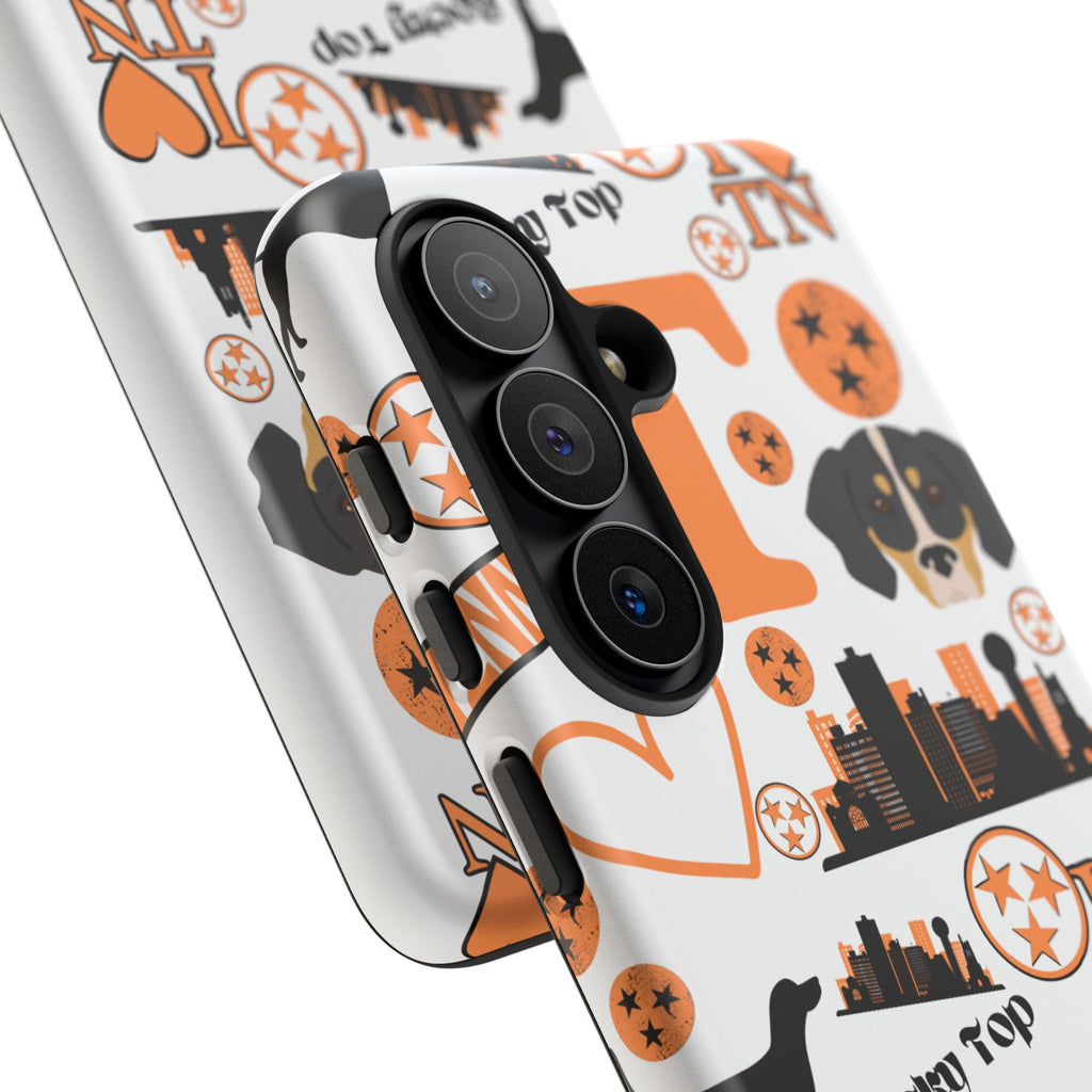 Tennessee Vols pattern Phone Case | Nashville skyline, Volunteers , orange and white
