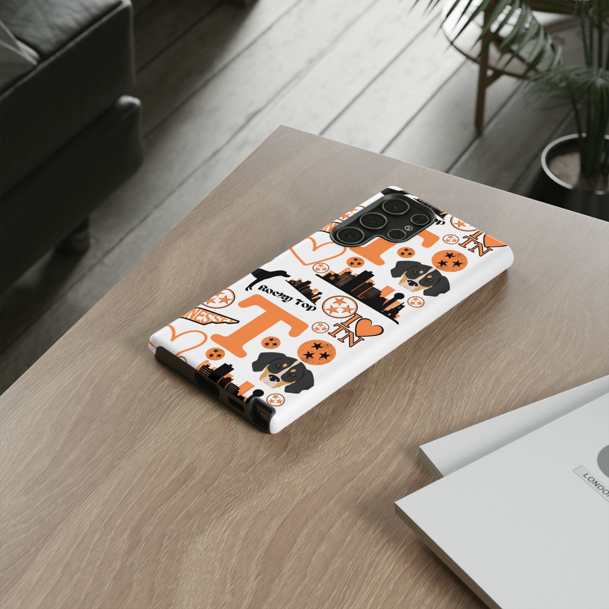 Tennessee Vols pattern Phone Case | Nashville skyline, Volunteers , orange and white