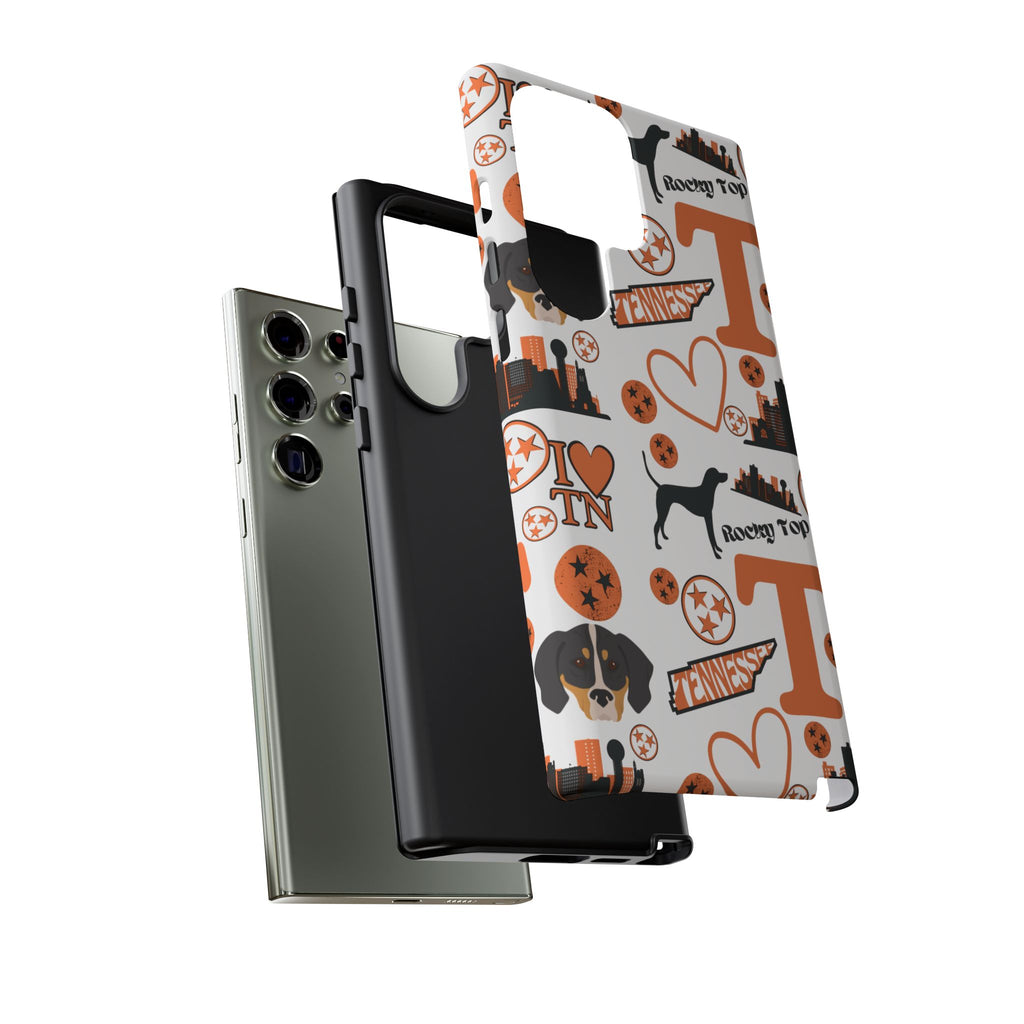 Tennessee Vols pattern Phone Case | Nashville skyline, Volunteers , orange and white