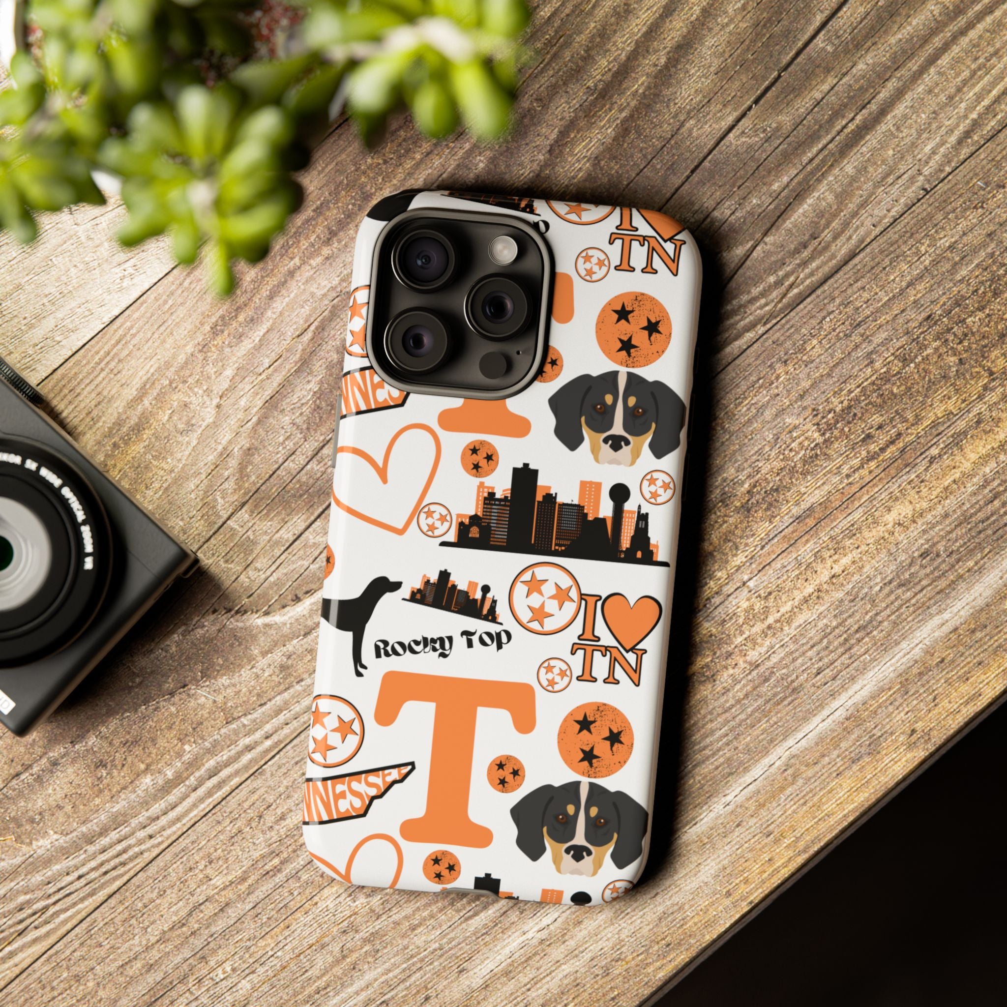 Tennessee Vols pattern Phone Case | Nashville skyline, Volunteers , orange and white