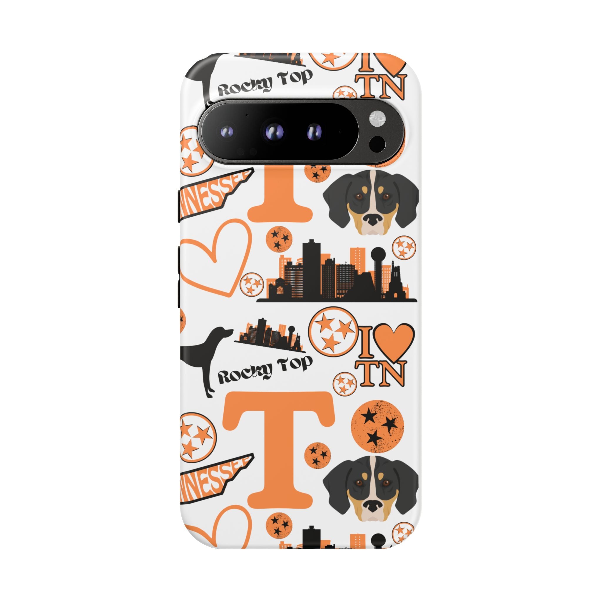 Tennessee Vols pattern Phone Case | Nashville skyline, Volunteers , orange and white