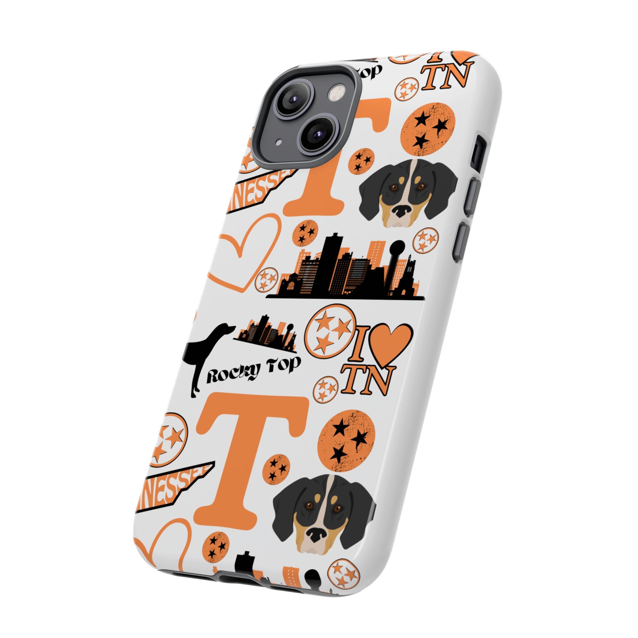 Tennessee Vols pattern Phone Case | Nashville skyline, Volunteers , orange and white
