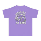 Youth Tee — "Those Are My Bros" Football Players Graphic