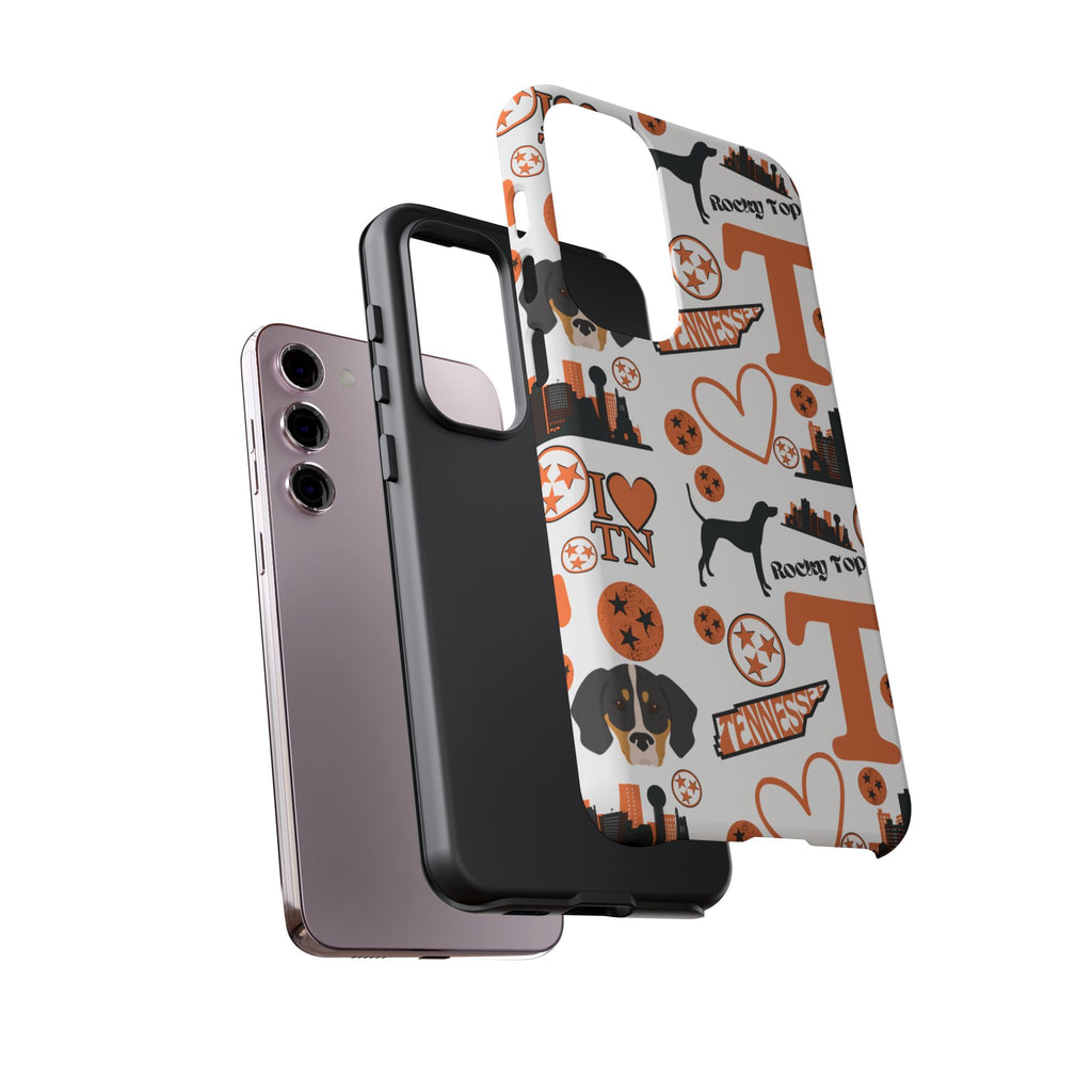 Tennessee Vols pattern Phone Case | Nashville skyline, Volunteers , orange and white