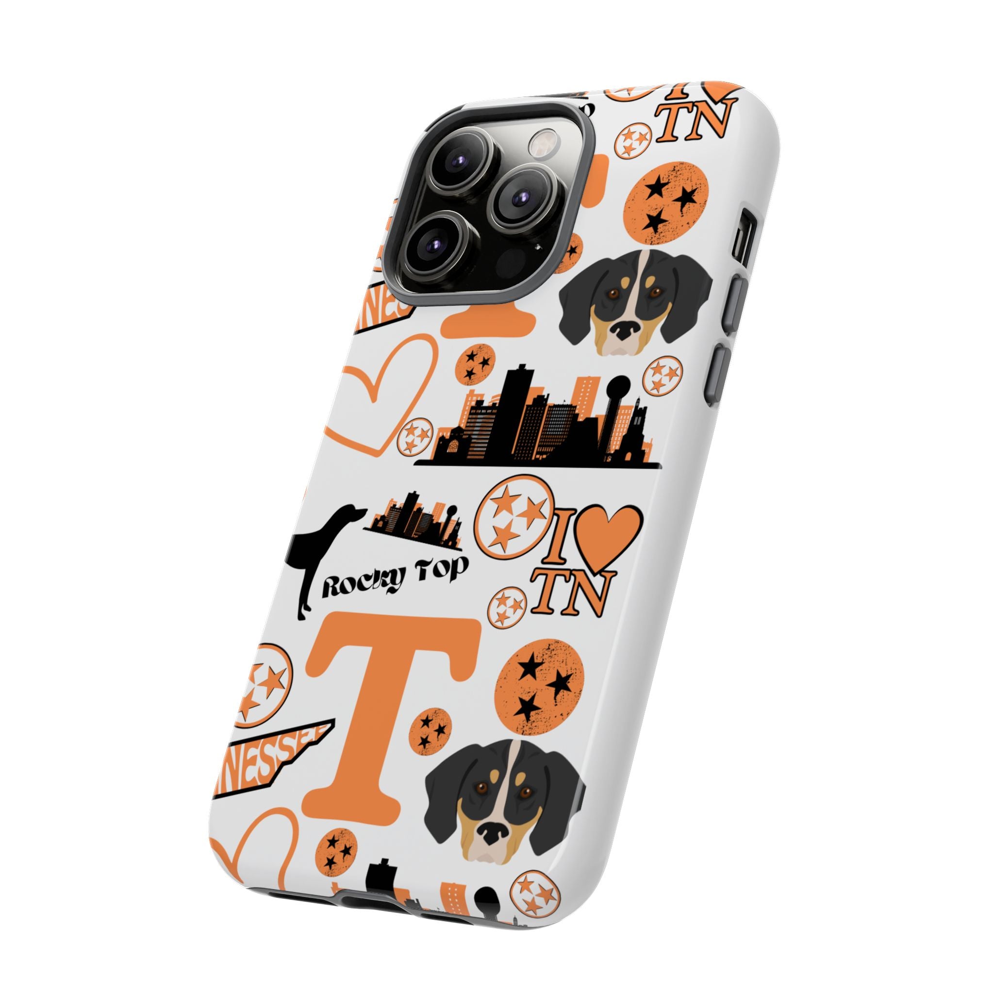 Tennessee Vols pattern Phone Case | Nashville skyline, Volunteers , orange and white