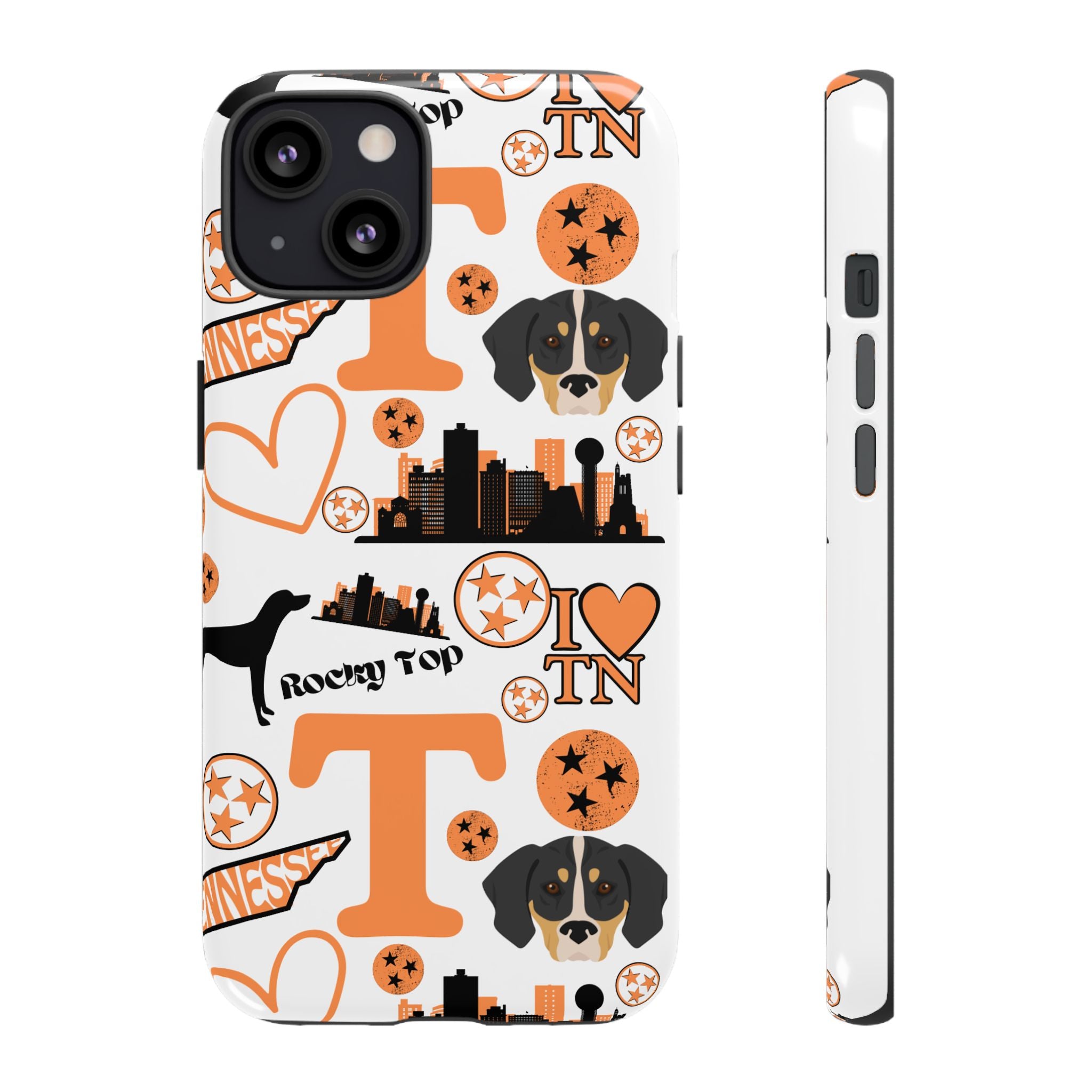 Tennessee Vols pattern Phone Case | Nashville skyline, Volunteers , orange and white