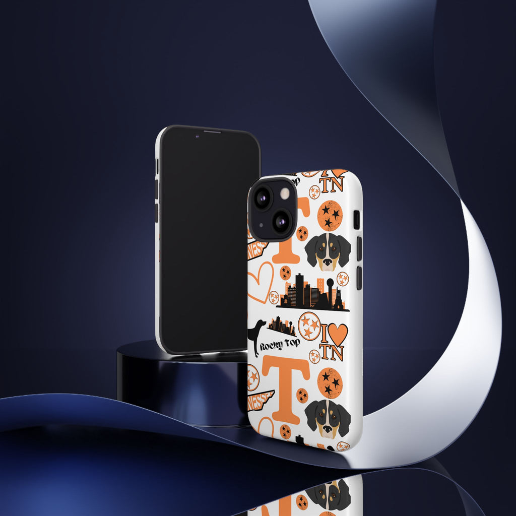 Tennessee Vols pattern Phone Case | Nashville skyline, Volunteers , orange and white