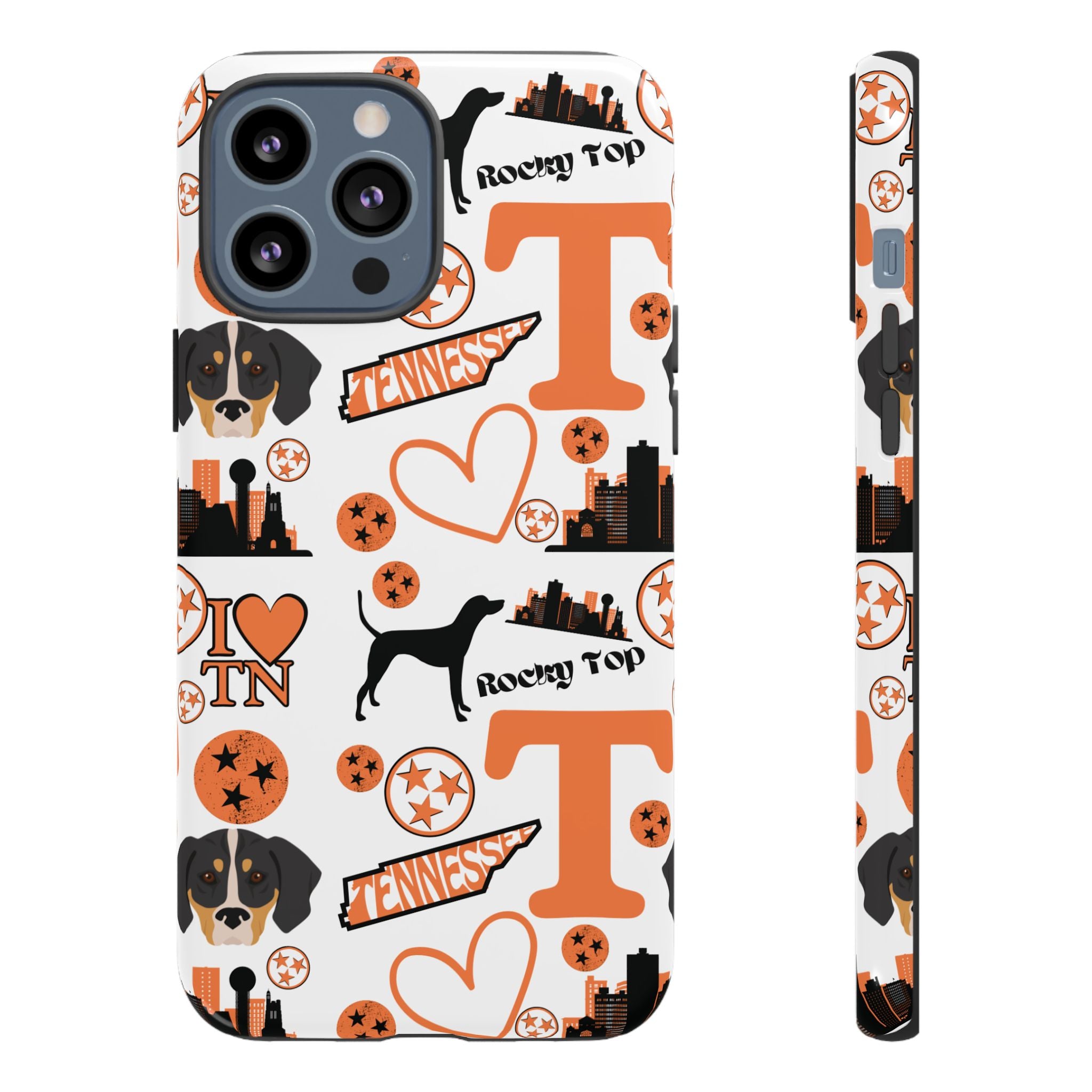 Tennessee Vols pattern Phone Case | Nashville skyline, Volunteers , orange and white