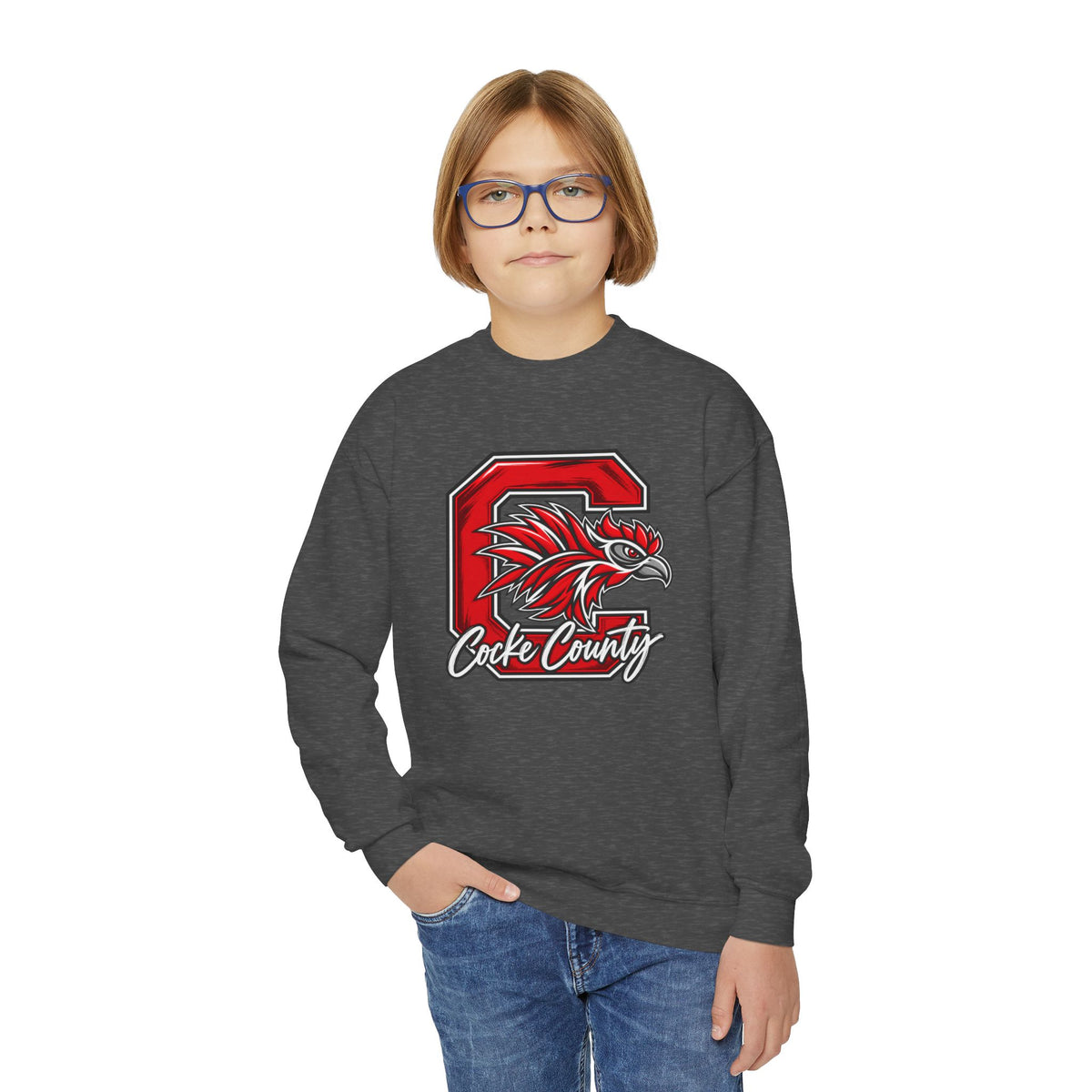 CCHS Youth Crewneck Gildan Sweatshirt