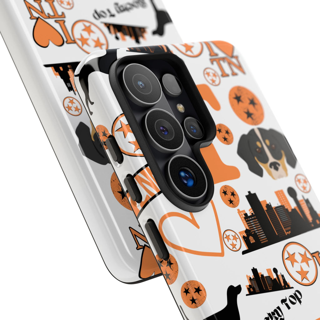 Tennessee Vols pattern Phone Case | Nashville skyline, Volunteers , orange and white