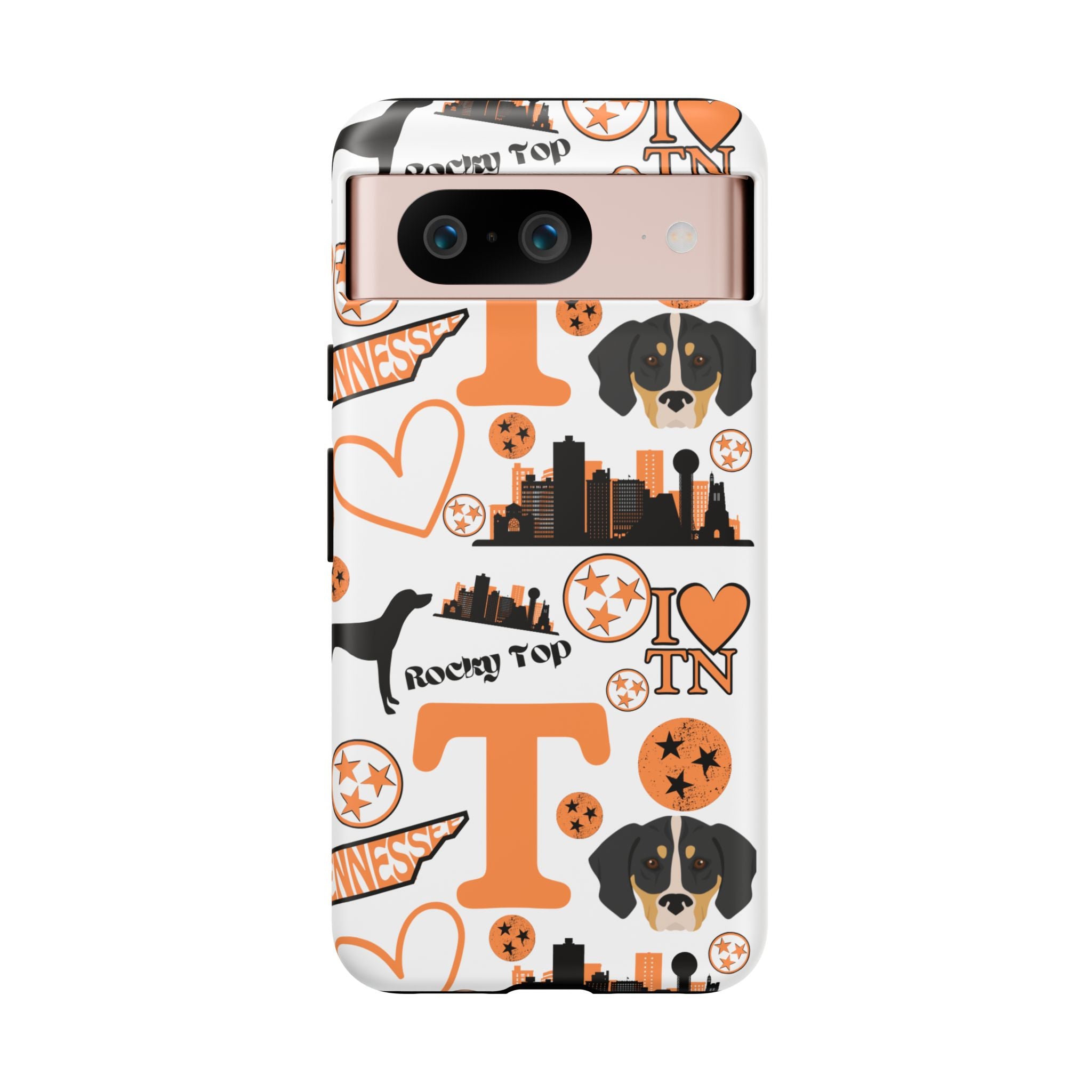 Tennessee Vols pattern Phone Case | Nashville skyline, Volunteers , orange and white