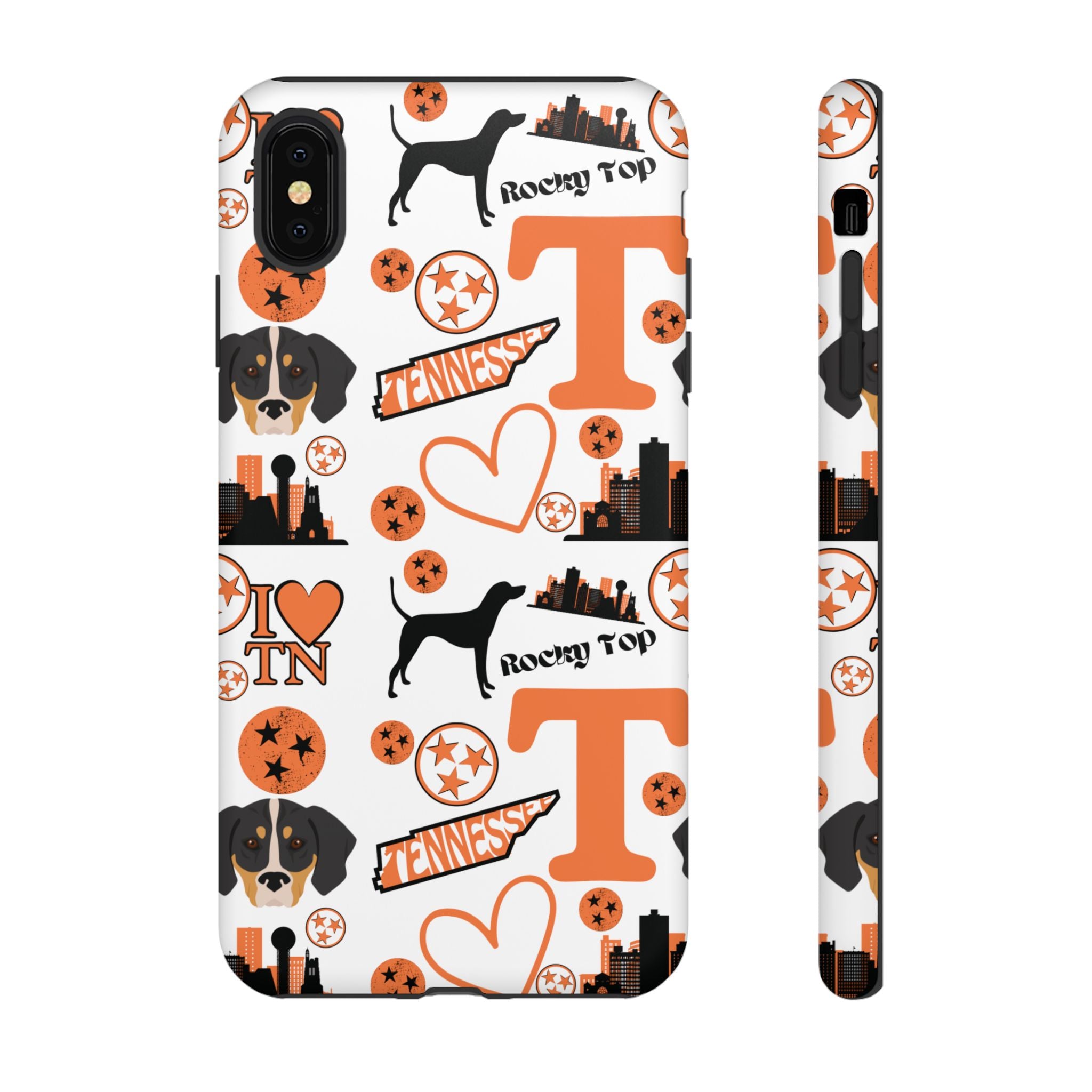 Tennessee Vols pattern Phone Case | Nashville skyline, Volunteers , orange and white