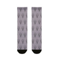 Ice Cream Pattern Crew Socks — "Want a soft serve ? Go Get Ice Cream" Sublimation Socks