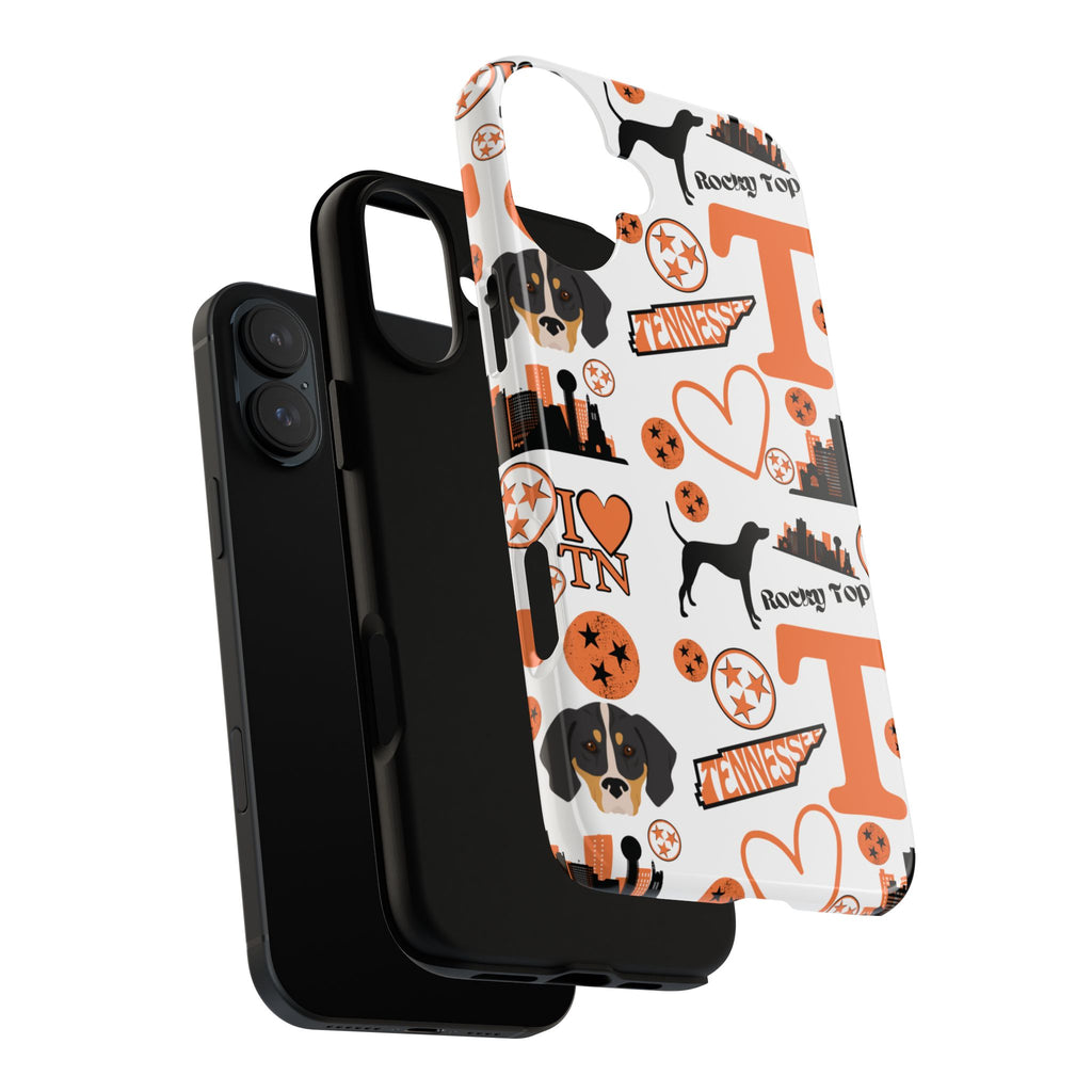 Tennessee Vols pattern Phone Case | Nashville skyline, Volunteers , orange and white