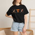 Tennessee Volunteers Dog, 'T', and Football Graphic T-Shirt