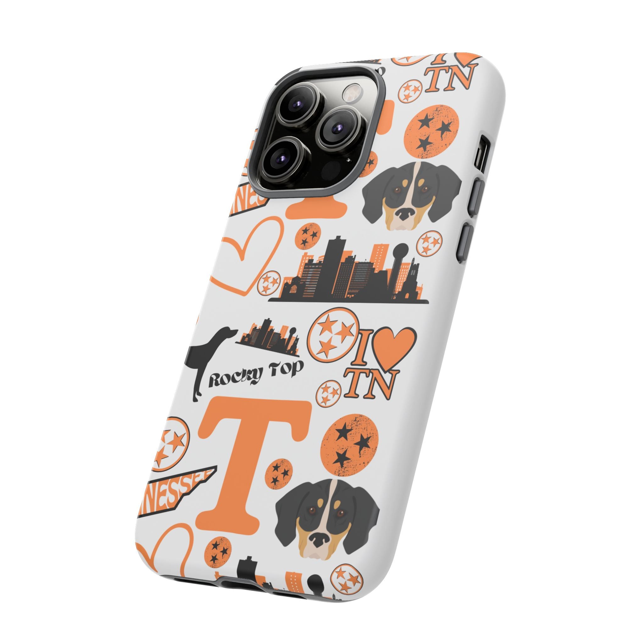 Tennessee Vols pattern Phone Case | Nashville skyline, Volunteers , orange and white