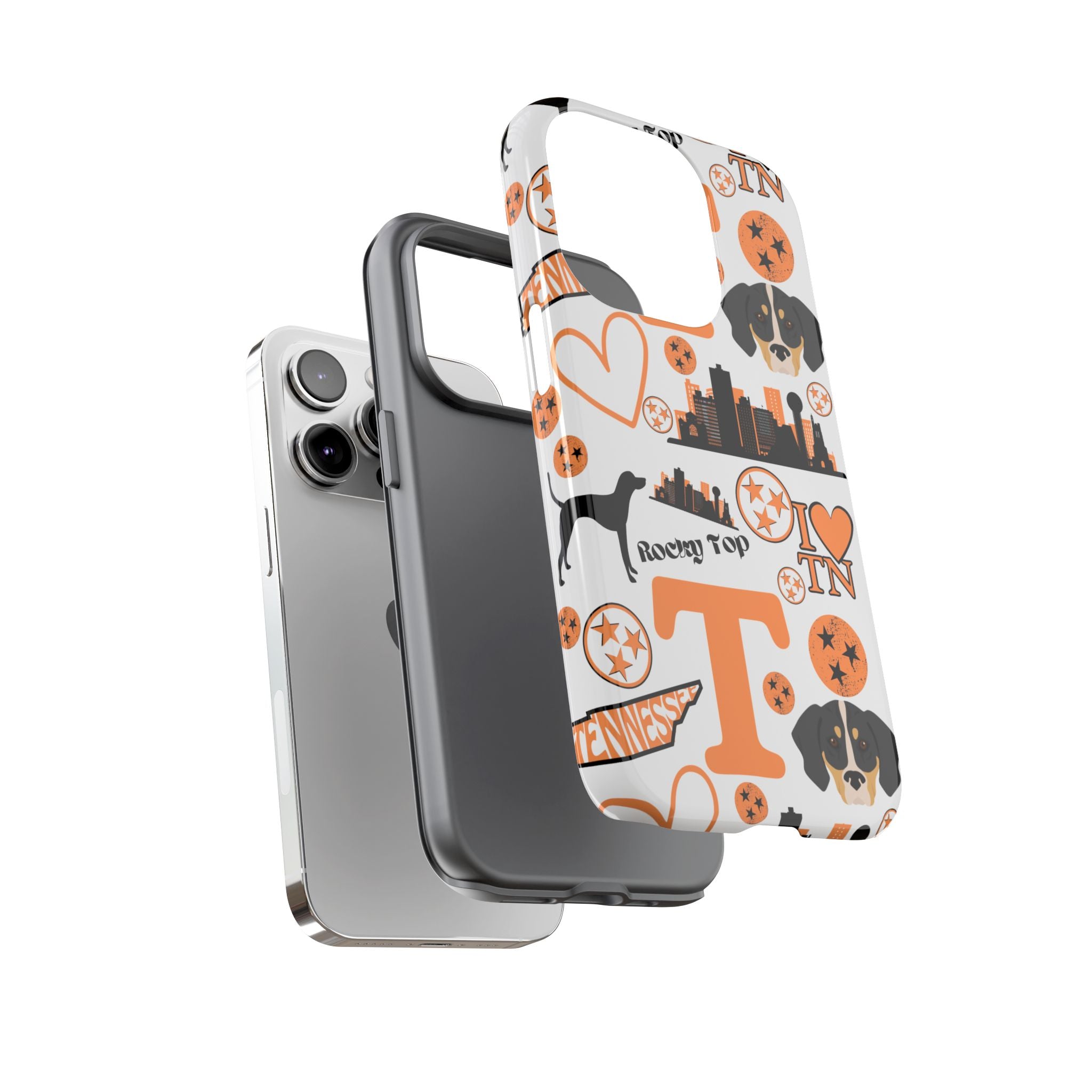 Tennessee Vols pattern Phone Case | Nashville skyline, Volunteers , orange and white