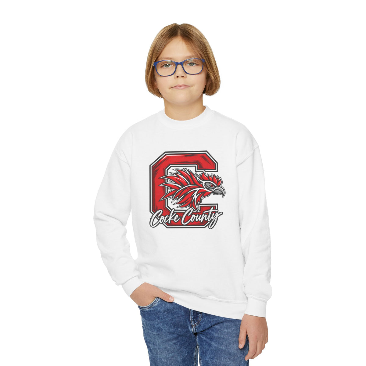 CCHS Youth Crewneck Gildan Sweatshirt