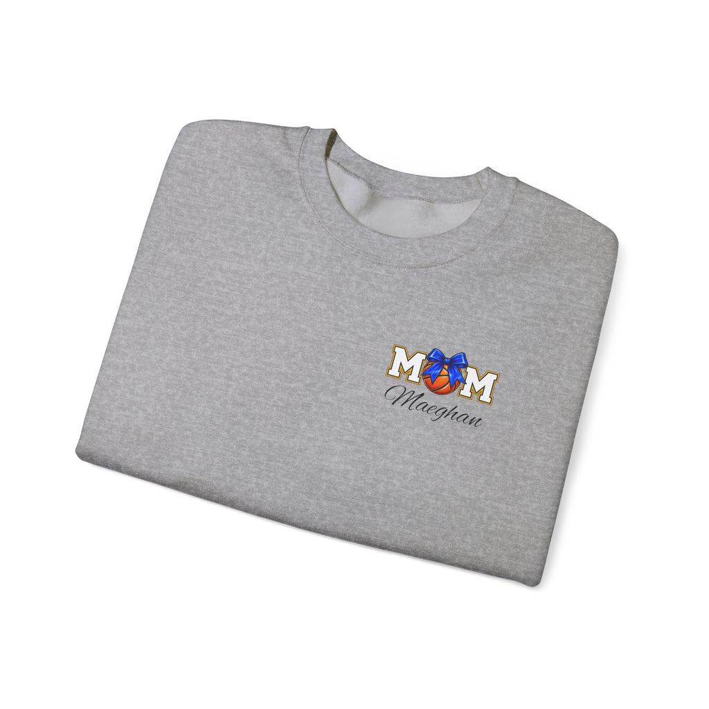 Basketball Mom  Gildan Crewneck Sweatshirt – 'Basketball Mom' Graphic