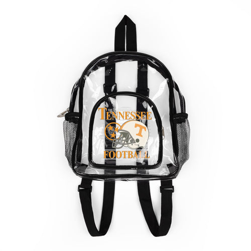 Tennessee Football Clear Stadium Backpack | Clear Stadium Bag, Mesh Side Pockets