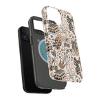 Cheetah bows iced coffee love Magnetic Impact-Resistant Cases