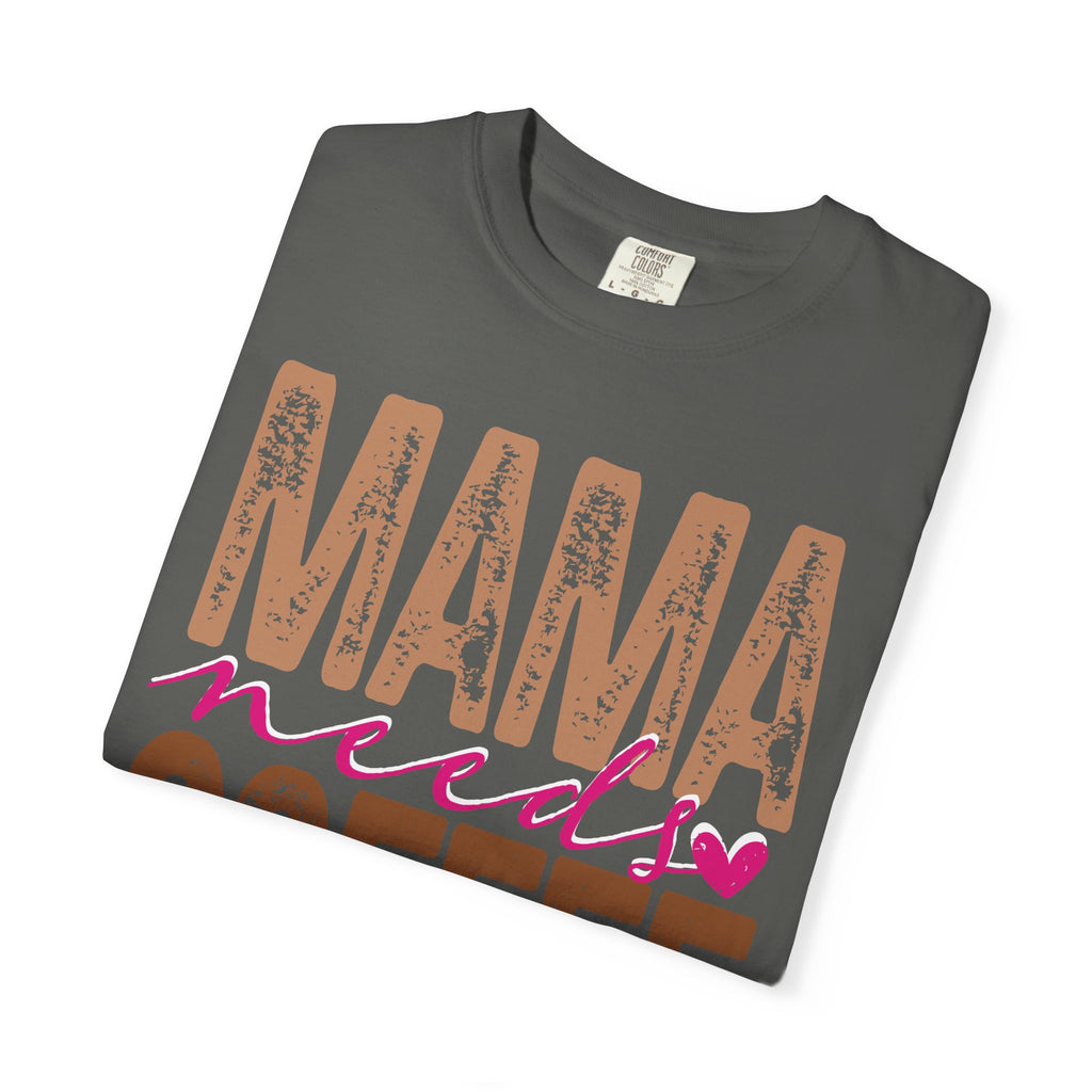 Mama Needs Coffee T-shirt | Mom Coffee Shirt, Retro Distressed Typography