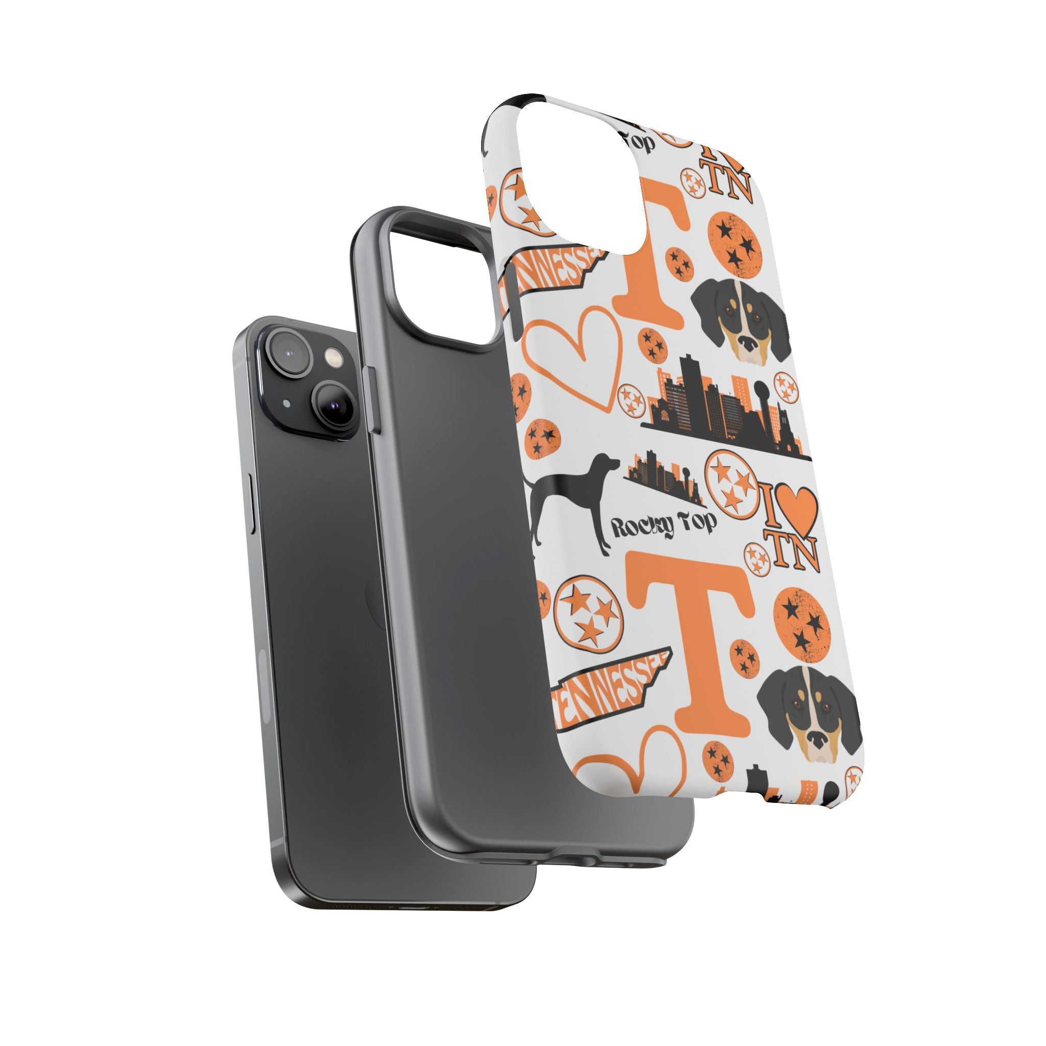 Tennessee Vols pattern Phone Case | Nashville skyline, Volunteers , orange and white
