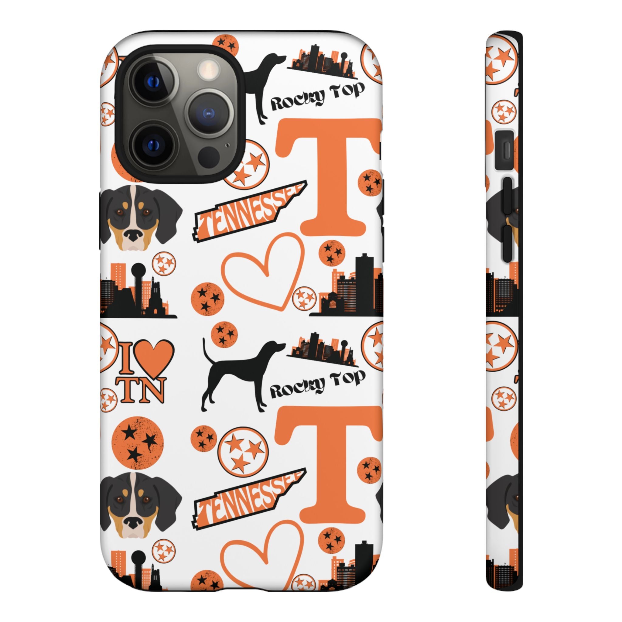 Tennessee Vols pattern Phone Case | Nashville skyline, Volunteers , orange and white