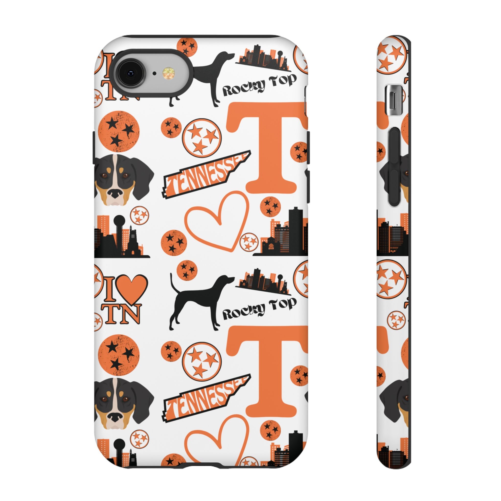 Tennessee Vols pattern Phone Case | Nashville skyline, Volunteers , orange and white