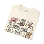 Small town girl , Jesus and sweet tea girl, comfort colors tee