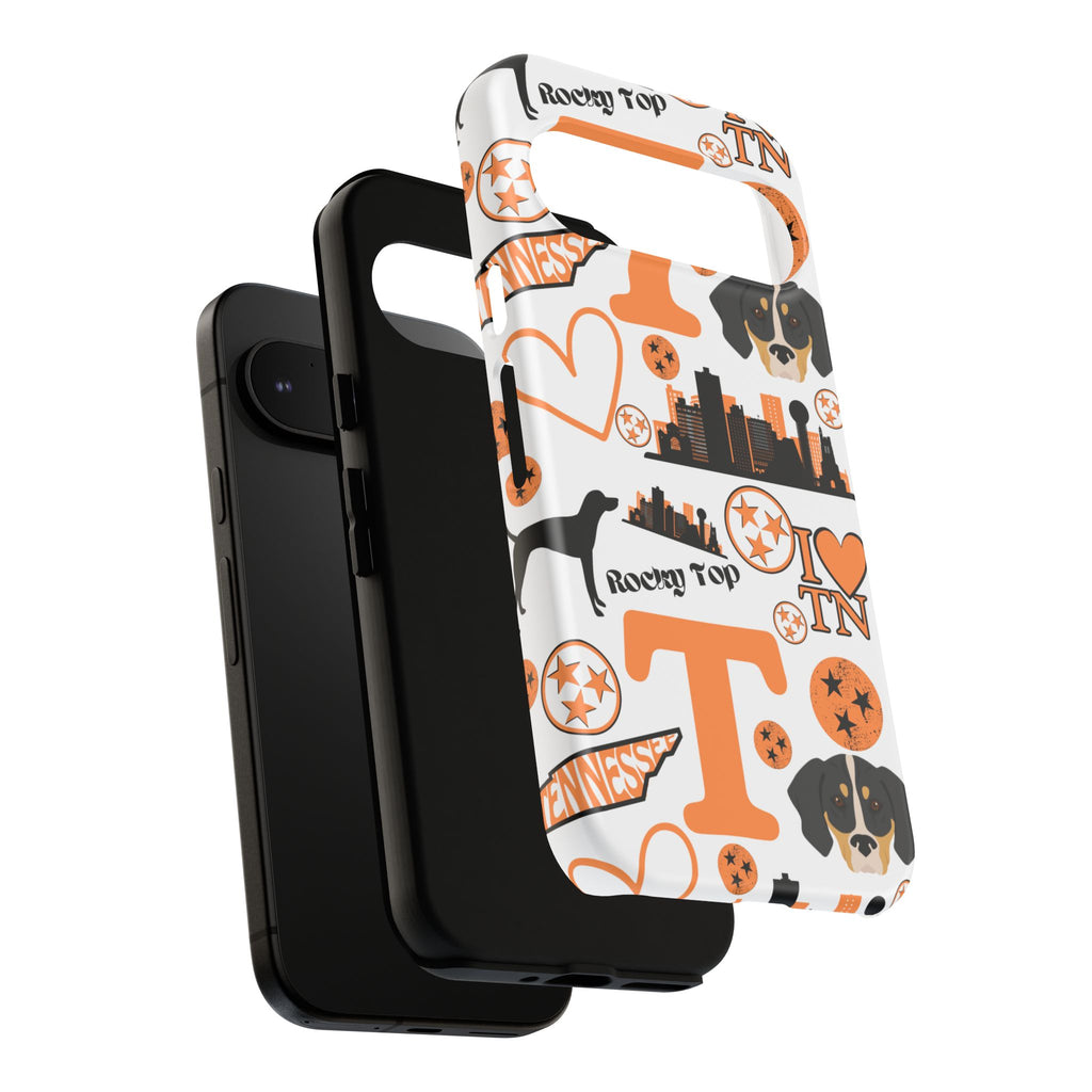Tennessee Vols pattern Phone Case | Nashville skyline, Volunteers , orange and white